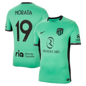 Camisolas Atlético Madrid Morata 19 3º Equipamento 2023-24 Manga Curta